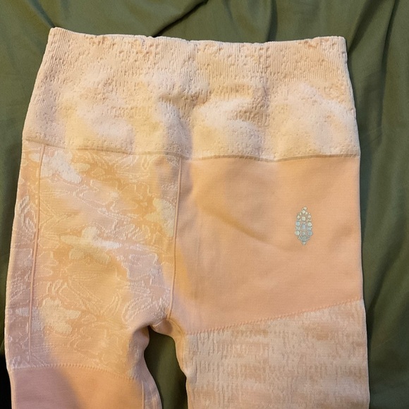 Nux FREE PEOPLE Leggings peach size small - Picture 8 of 12